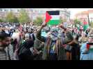Une manifestation en faveur de la Palestine a lieu à Bruxelles