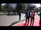 EU officials arrive at the Berlin Process Leaders Summit in Tirana