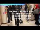 Un robot en classe pour suivre les cours depuis la maison au lycée Saint-Joseph de Reims