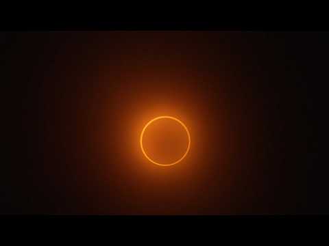 Full annular 'Ring of Fire' solar eclipse in Panama