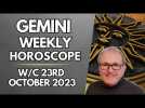 Gemini Horoscope Weekly Astrology from 23rd October 2023