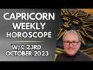 Capricorn Horoscope Weekly Astrology from 23rd October 2023