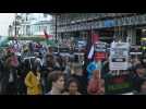 Thousands march in London to call for end to the war in Gaza