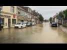 Inondations dans le centre de la commune de Saint-Etinne-au-Mont