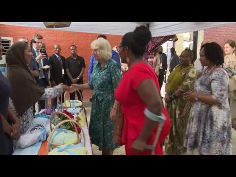 Queen visits Mombasa help center for survivors of domestic violence
