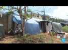 Mayotte : Philippe Vigier visite le premier camp de migrants de l'île, source de tensions