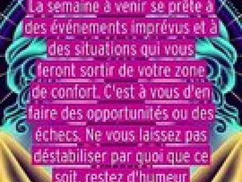 Horoscope de la semaine du 13 au 19 novembre 2023