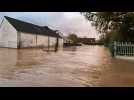 Northern French willage of Longvilliers flooded by storm