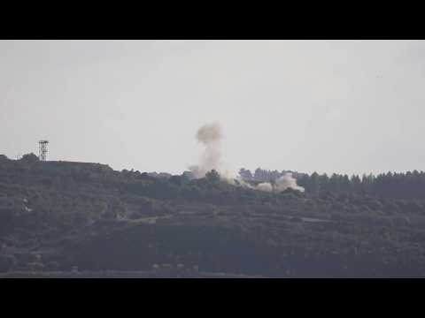 Projectiles from northern Israel fall close to Lebanese border villages