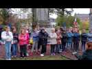Saint-Waast: les enfants de l'école rendent hommage à Louise Thuliez