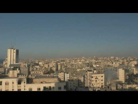 Smoke rises over Gaza City as Israeli strikes persist