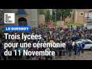 Le Quesnoy : trois lycées réunis pour la commémoration du 11 novembre