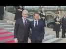 Paris Peace Forum: Emmanuel Macron welcomes Norwegian Prime Minister