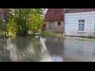 Wittes : inondation rue du Cornet