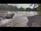 Zudausques : le terrain de foot est inondé