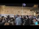 Israël : le mur des lamentations illuminé en hommage aux 1400 victimes et aux otages du Hamas