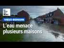 Inondations : l'eau menace plusieurs maisons à Vieux-Berquin