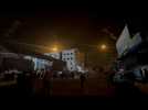 Israeli flares light up over Gaza City's Al-Shifa hospital