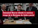VIDÉO. Emmanuel Macron dévoile le nouveau visage de la Marianne du timbre postal