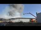 Savigné-l'Évêque : un bâtiment industriel détruit par un incendie
