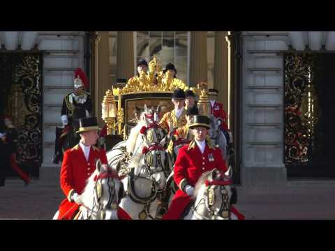 UK's Charles III departs for first King's Speech since 1951