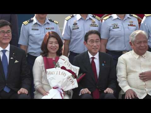Japan PM Kishida boards Japan-made Philippine coast guard vessel