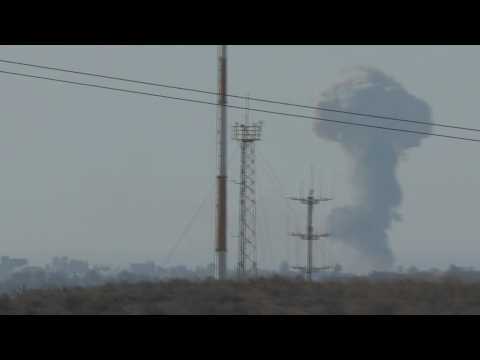 Smoke above Gaza on Day 29 of Israel-Hamas war