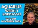 Aquarius Horoscope Weekly Astrology from 6th November 2023