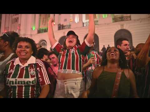 Rio fans celebrate as Fluminense crowned champions of Copa Libertadores