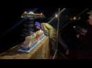 VIDEO. Le paquebot Celebrity Ascent a quitté Saint-Nazaire dans la nuit