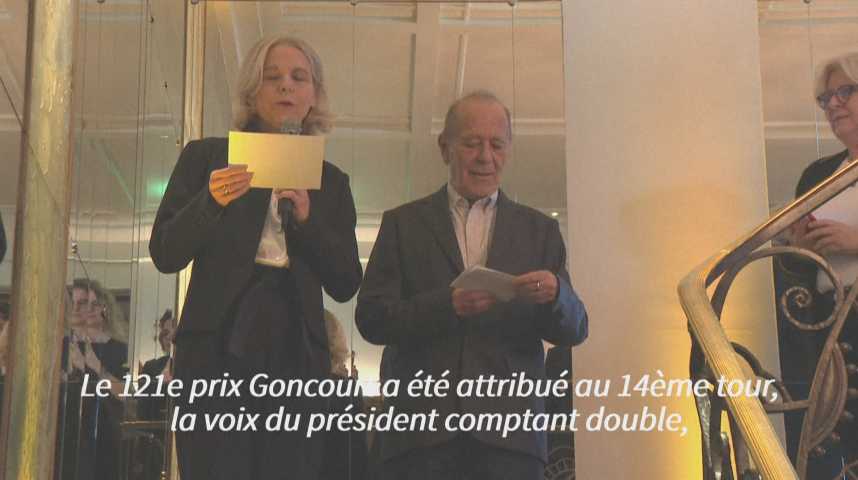 Jean-Baptiste Andrea remporte le prix Goncourt pour Veiller sur elle