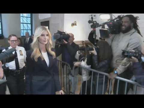 Ivanka Trump arrives at New York court to testify in father's civil fraud case