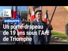 De Guémappe à l'Arc de Triomphe : l'intense 11 Novembre de Thibaut Trannoy, porte-drapeau de 19 ans
