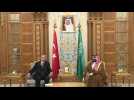 Saudi Crown Prince meets Turkish president during summit on Gaza