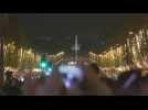 Christmas lights inaugurated on the Champs-Elysees in Paris