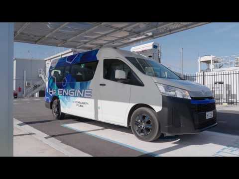 Toyota Hydrogen HiAce Prototype Driving Video