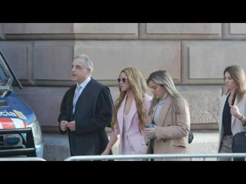 Shakira arrives at Barcelona court for Spanish tax fraud trial