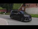 2023 Lexus LM 350h 4 seater Black DPL Driving in the city