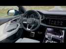 The new Audi Q8 TDI Interior Design in Goodwood Green
