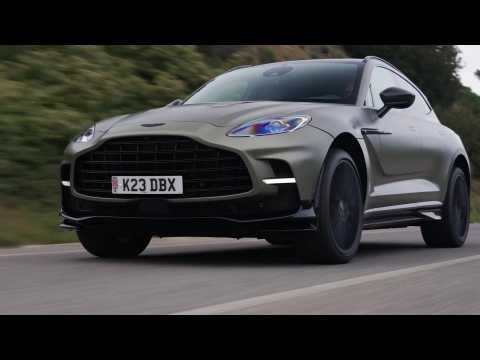 Aston Martin DBX707 in Titanium Grey Driving Video