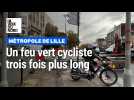 Lille métropole : un feu vert cycliste trois fois plus long