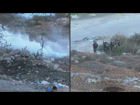 Israeli forces fire tear gas at crowd awaiting prisoner release at Ofer prison