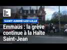 Le piquet de grève continue à la Halte Saint-Jean à Saint-André