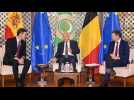 Les Premiers ministres belge et espagnol, en visite au terminal de Rafah, critiquent Israël