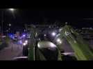 Agriculteurs pas contents, les tracteurs déambulent dans Le Mans