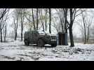 First snow falls in east Ukraine as Russian invasion drags into winter
