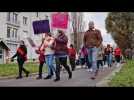 Journée internationale de lutte contre les violences faites aux femmes: plus de 150 personnes ont manifesté dans les rues de Tergnier 