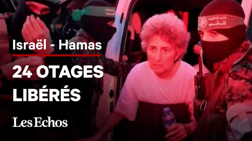 Illustration pour la vidéo Guerre Israël-Hamas : les premières images des 24 otages libérés