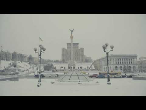 First snow in Kyiv