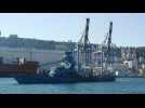 Israeli navy ship leaves Haifa for patrol off coast of Gaza
